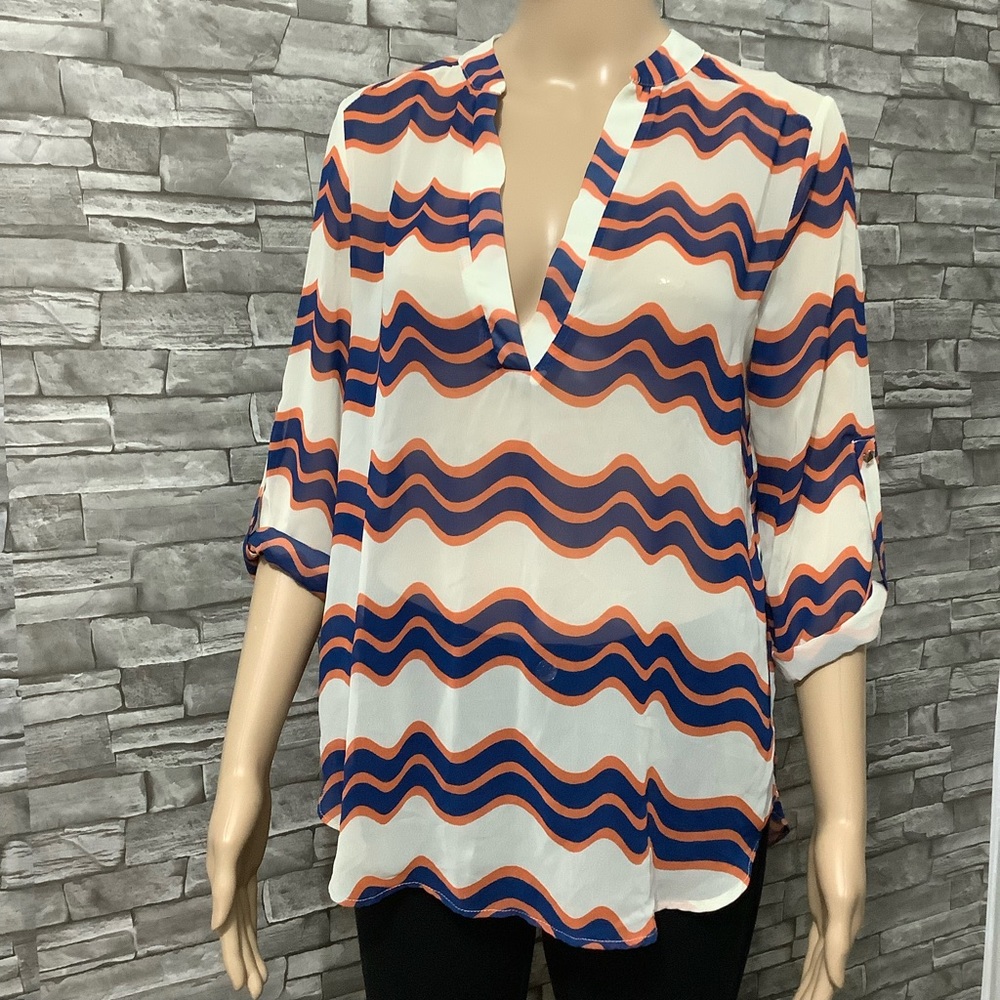A + Ellen high low hem Tunic Size M (W633)